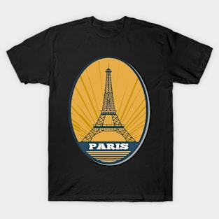 Paris Retro-Vintage Patch T-Shirt